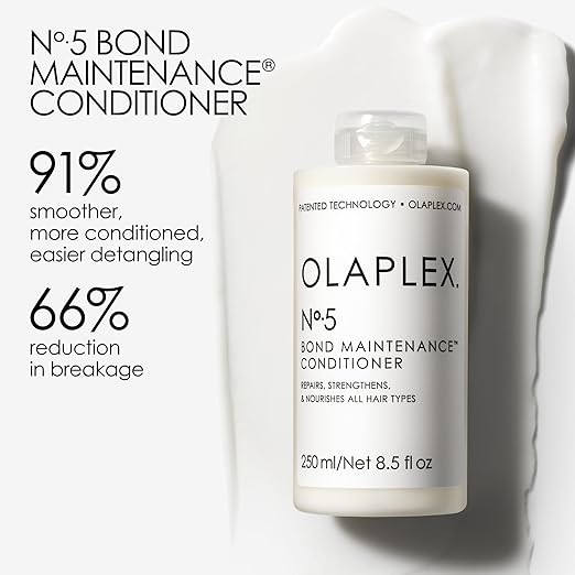 Olaplex No. 5 Bond Maintenance Conditioner, Repairs, Strengthens, & Nourishes All Hair Types, Leaving Hair Feeling Soft & Adds Shine, 8.5 fl oz
